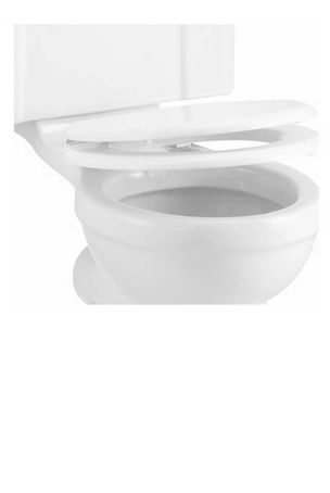 The Burlington Gloss White Toilet Seat Soft Close