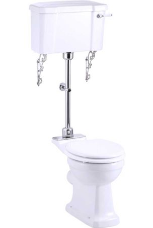 The Burlington Medium Level Toilet With Ceramic Lever