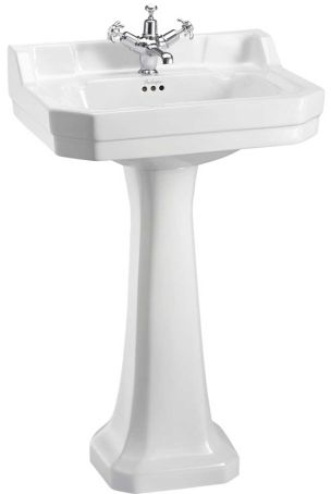 The Burlington Regal Edwardian Medium Basin & Pedestal