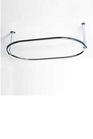 Oval Shower Curtain Rail