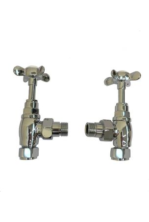 The Cast Iron Bath Company Pair of Radiator Valves 