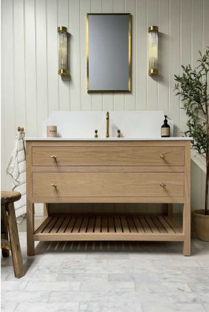 Verona 900mm 2 Drawer Single Vanity Unit