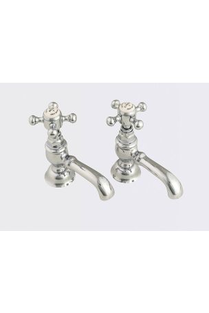 Silverdale Victorian Basin Pillar Taps