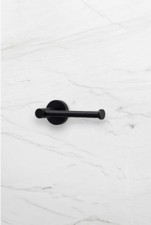 Contemporary Toilet Paper Holder - Matt Black
