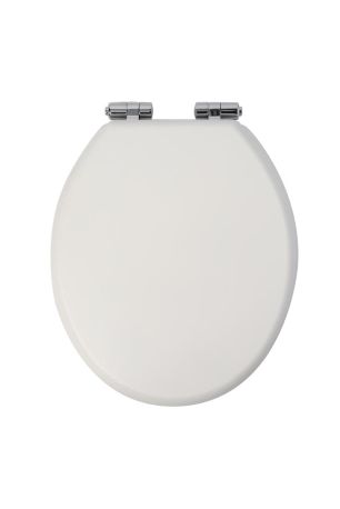 The Cast Iron Bath Company - Tamar Toilet Seat - Matt White - Top View