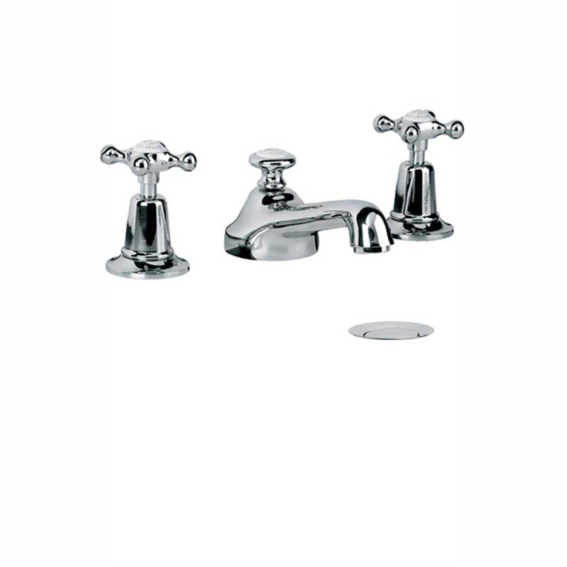 Mélangeur Lavabo Lefroy Brooks 3 Trous – Satin – Neuf En Boîte Avec PUW