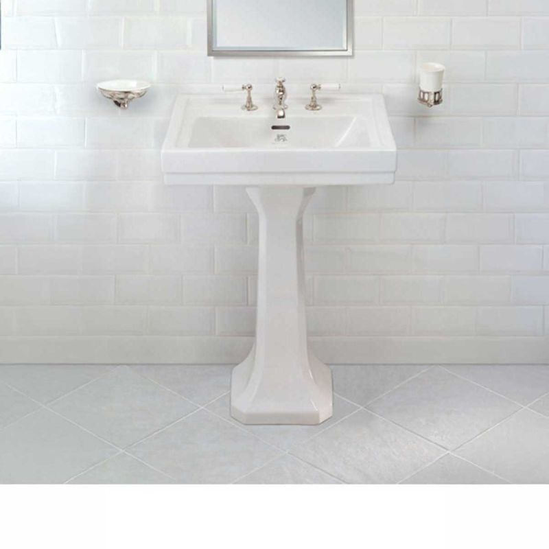 Lefroy Brooks Metropole Basin & Pedestal 62cm LB7301, LB7304