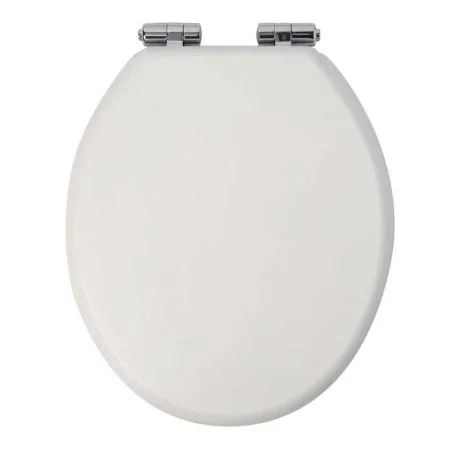 The Cast Iron Bath Company - Tamar Toilet Seat - Matt White - Top View