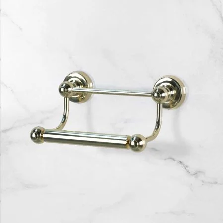 Traditional Bar Toilet Paper Holder - Timeless Brass