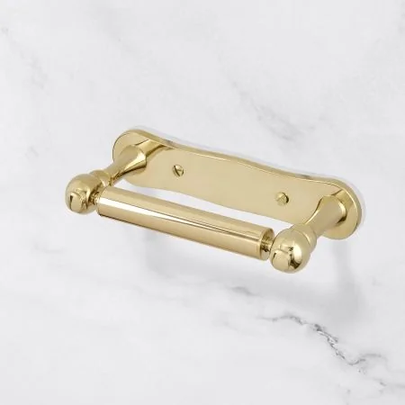 Dog Bone Toilet Roll Holder - Timeless Brass