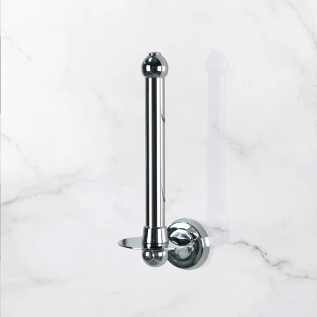Traditional Spare Toilet Roll Holder - Chrome