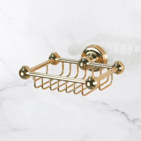 Traditional Wall Mounted Soap Dish - Living Brass