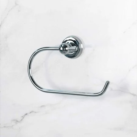 Traditional Wire Toilet Paper Holder - Chrome