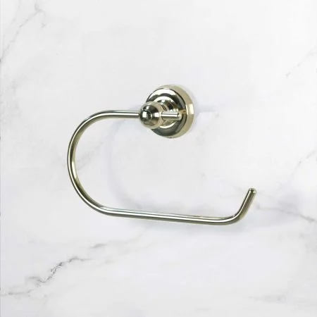 Traditional Wire Toilet Paper Holder - Timeless Brass