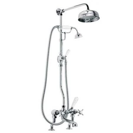 Lefroy Brooks Classic Bath Shower Mixer With Riser Kit