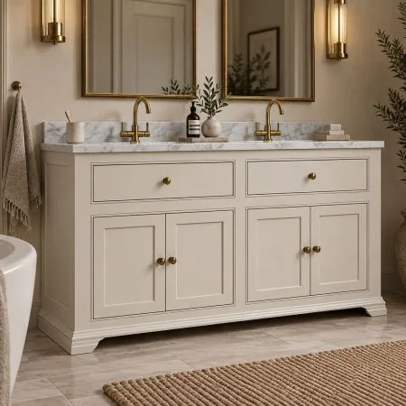 Grasmere 1300mm Traditional Door & Drawer Double Vanity Unit