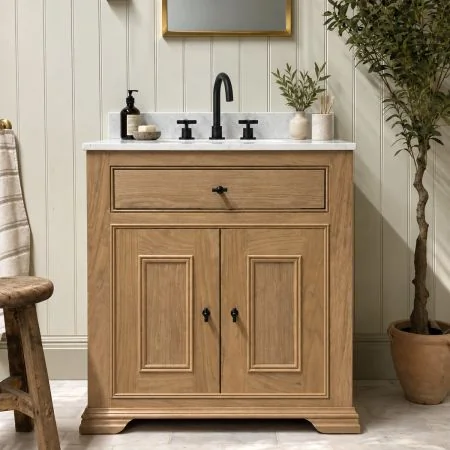 Keswick 800mm Traditional 2 Door Single Vanity Unit