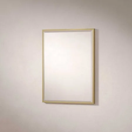 Traditional Fixed 18" x 24" Rectangular Mirror - Timeless Brass
