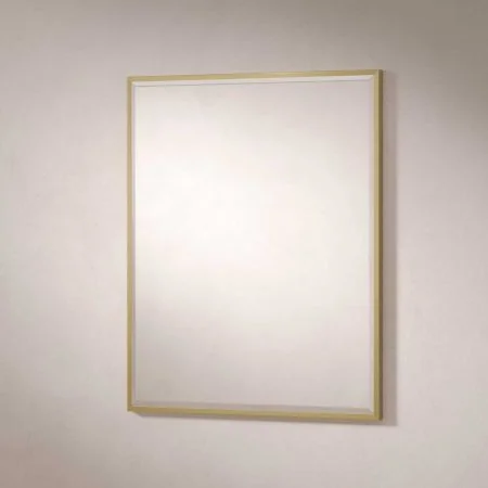 Traditional Fixed 24" x 30" Rectangular Mirror - Timeless Brass