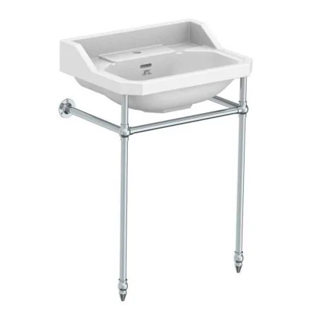 Lefroy Brooks Charterhouse One Tap Hole Basin & Chrome Washstand