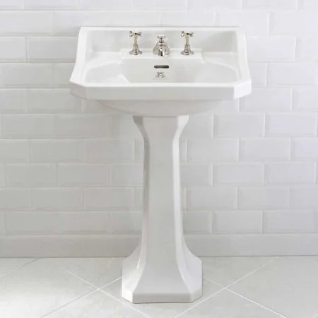 Lefroy Brooks Charterhouse 62cm Basin & Pedestal - LB7204 & LB7201/2/3
