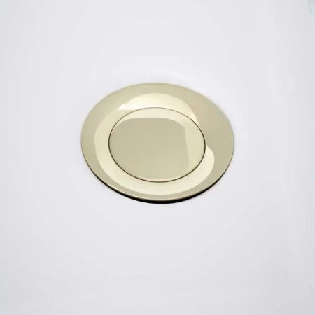 Linton White Lever Monobloc Basin Mixer Living Brass