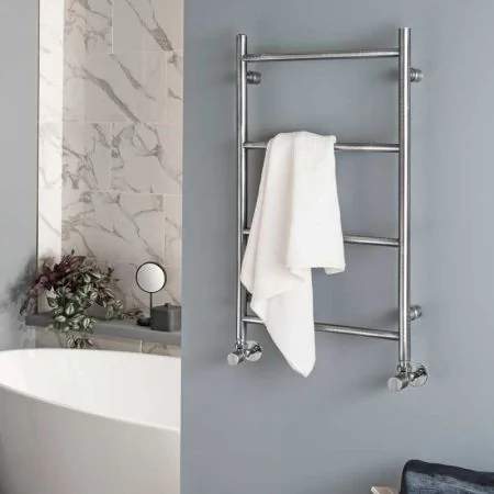 Vogue Pure Brass Base - Heating Only - Wall Mounted - Chrome
