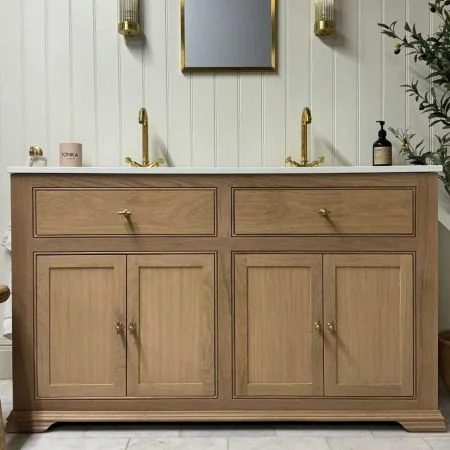 Grasmere 1500mm Traditional Door & Drawer Double Vanity Unit