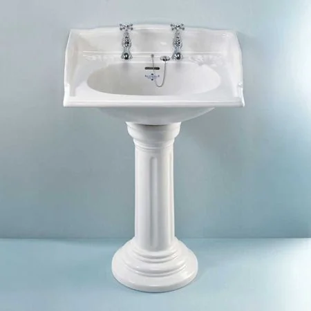 Silverdale Victorian Basin 635mm with Pedestal