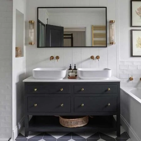 Sorrento 1500mm 4 Drawer Double Vanity Unit