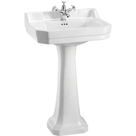 The Burlington Regal Edwardian Medium Basin & Pedestal