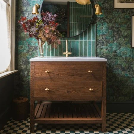 Verona 900mm 2 Drawer Single Vanity Unit
