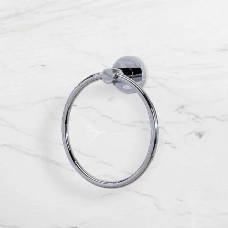 Contemporary Collection Round Towel Ring - Chrome