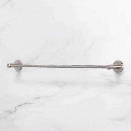 Contemporary Collection Single Towel Rail - Brushed Nickel