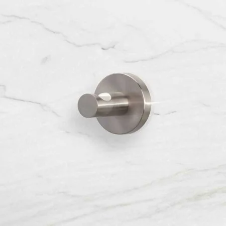 Contemporary Single Robe Hook - Brushed Nickel