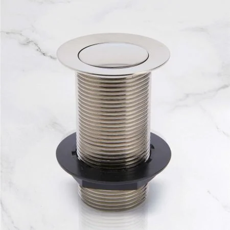 Unslotted Click Clack Waste - Brushed Nickel