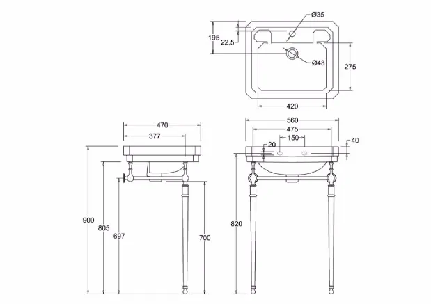 Specification drawing for - B2T22ACHRT62