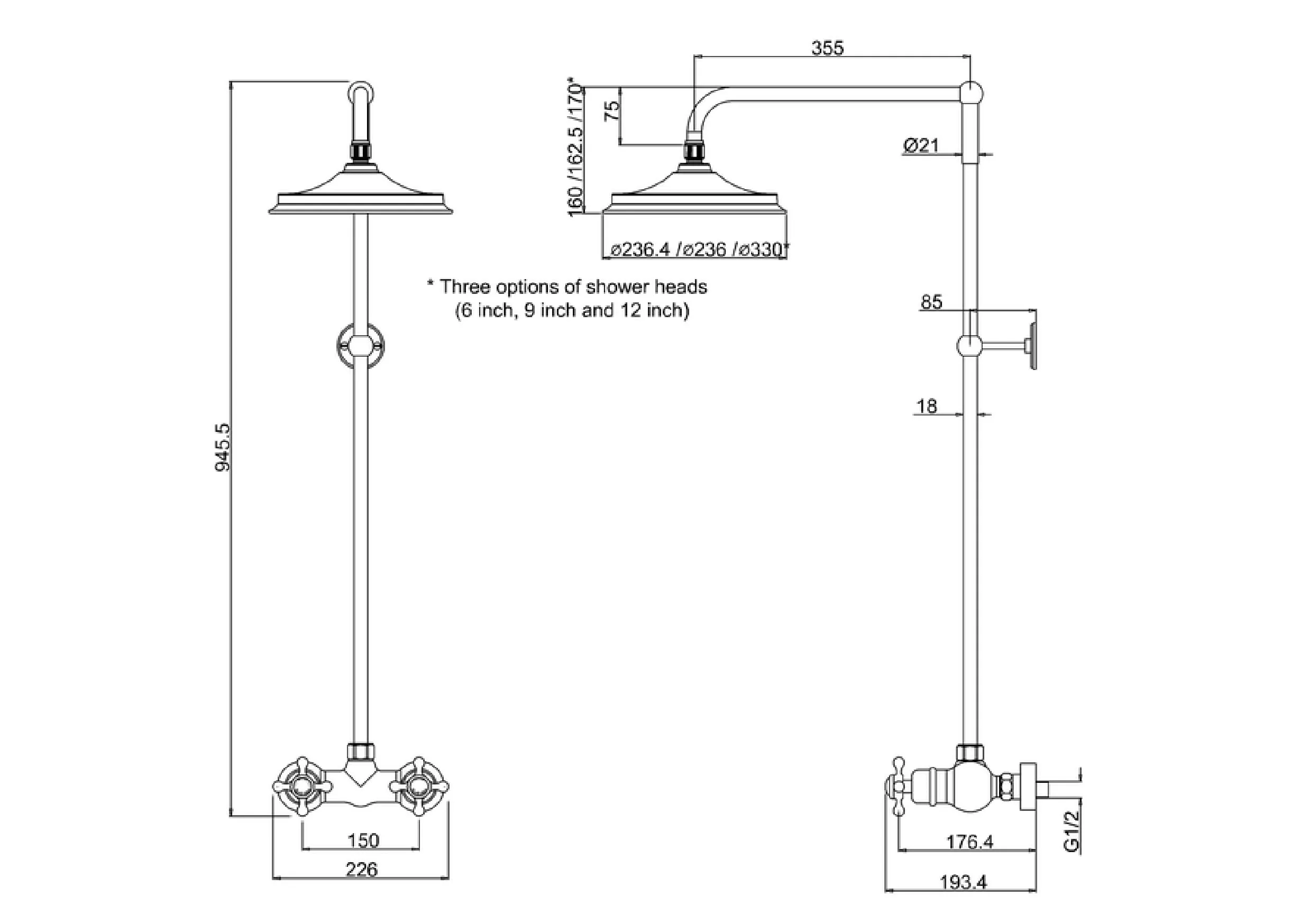 Specification drawing for - BEF2S-V16
