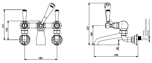 Specification drawing for - CIBC-BF-B-WM-GD