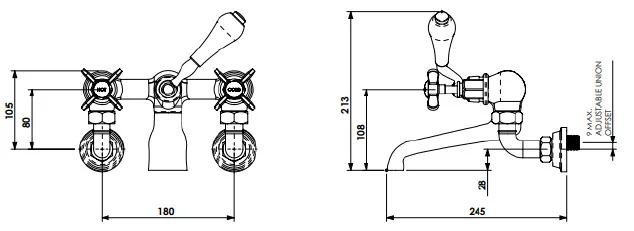 Specification drawing for - CIBC-BF-X-WM-LB