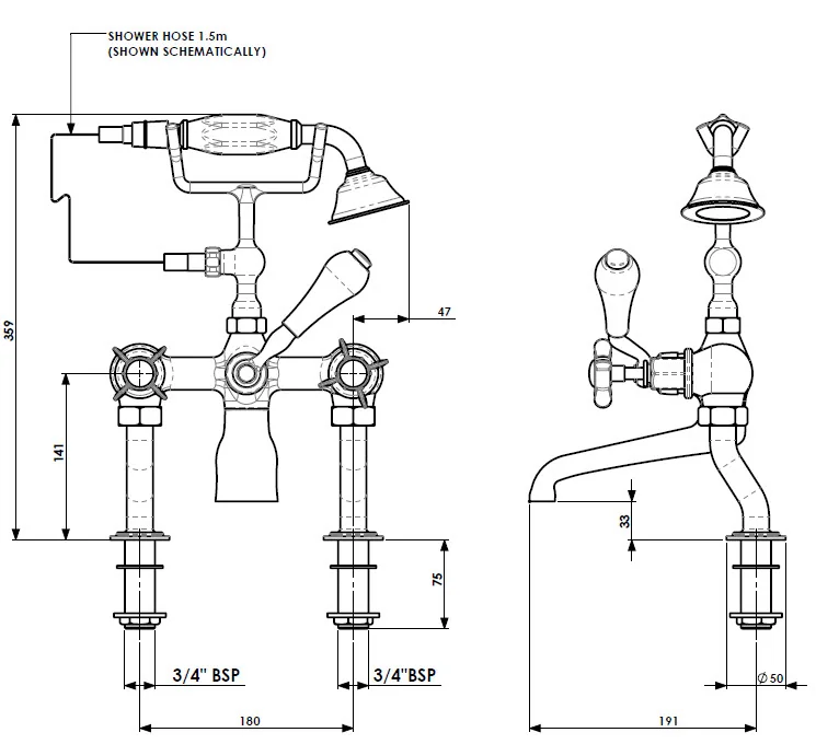 Specification drawing for - CIBC-BSM-X-LB