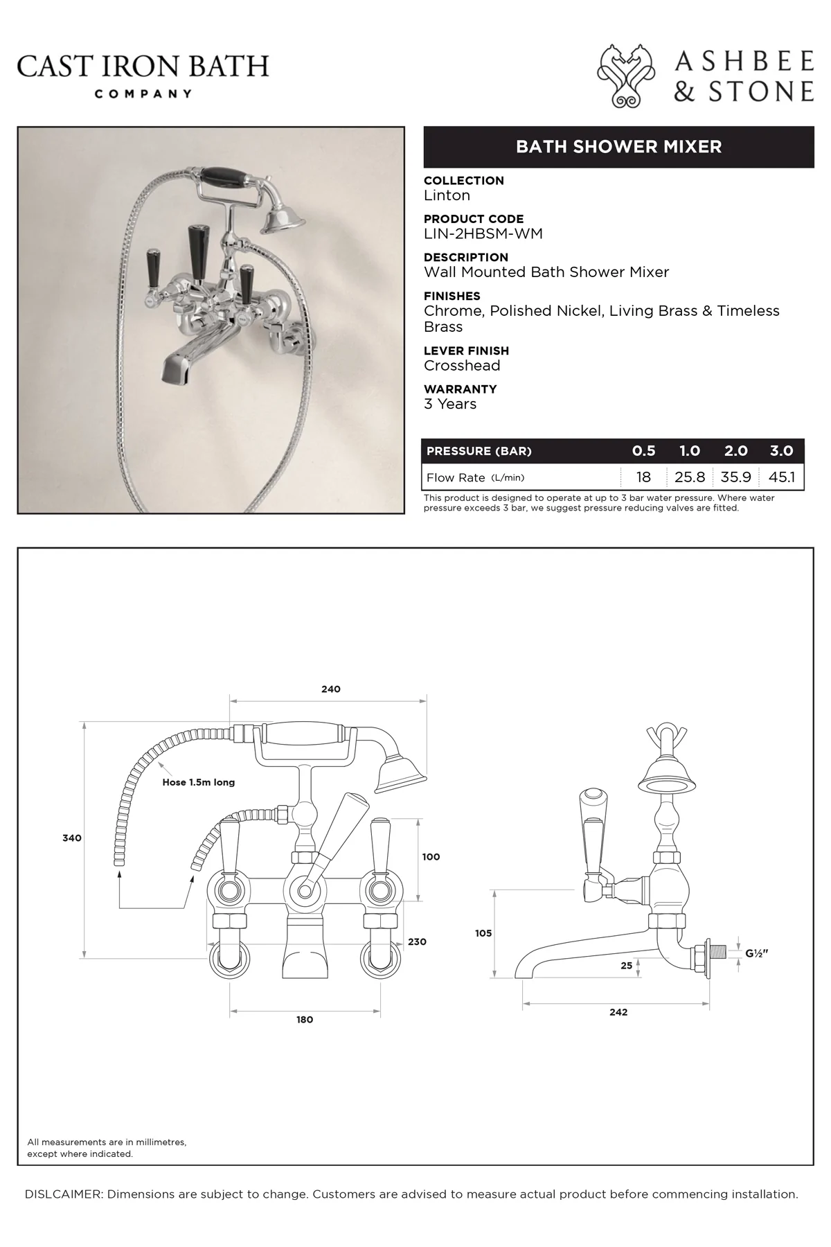 View Linton Bath Shower Mixer specification}}