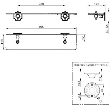 Specification drawing for - VCSHEMTLCHR