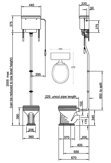 Specification drawing for - BECLOHL6WHI-VC6CIHLCWHIBL