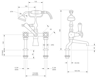 Specification drawing for - CH1100