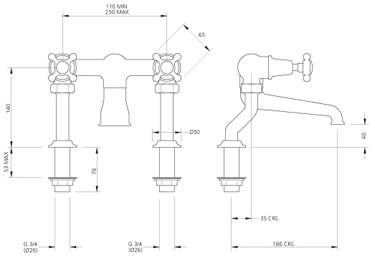 Specification drawing for - CH1107