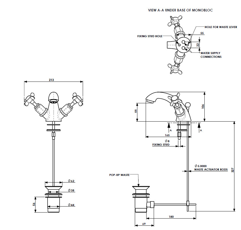 Specification drawing for - CIBC-MONO-X-PN