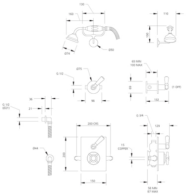 Specification drawing for - GD8712