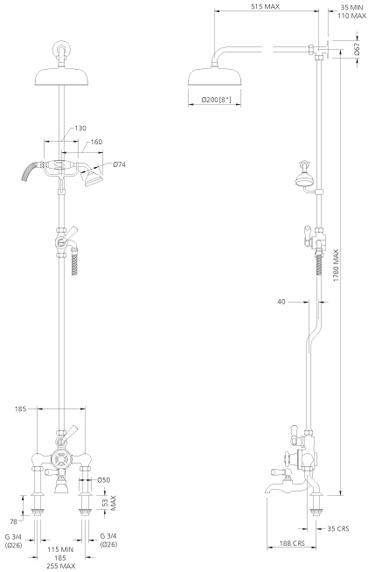 Specification drawing for - DM-GD8825