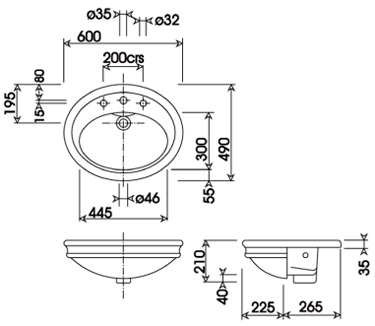 Specification drawing for - HIBASSCAWHIBL